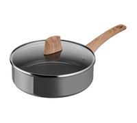 Tefal Renew C42532, poêle ronde, polyvalente, de couleur grise, en céramique, avec un corps en aluminium, d'une capacité de 3,24 litres