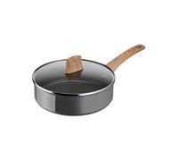 Tefal Renew C42532, poêle ronde, polyvalente, de couleur grise, en céramique, avec un corps en aluminium, d'une capacité de 3,24 litres