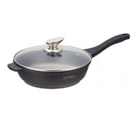Sauteuse - ROYALTY LINE - 28 cm - Effet pierre - Couvercle en verre - Antiadhésif