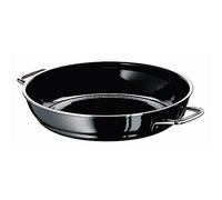 Sauteuse Silit non revêtue Ø 20 cm noir Professionnel Fabriqué en Allemagne Grattage interne Bord verseur Acier inoxydable Poignée inoxydable Céramique fonctionnelle Silargan Convient pour l'inductio