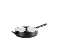 GreenPan SmartShape Sauteuse Antiadhésive en Céramique Saine de 28 cm/4,2 Litre avec Couvercle en Verre, Sans PFAS, Convient à l'Induction, Va au Four, Va au Lave-Vaisselle, Noir