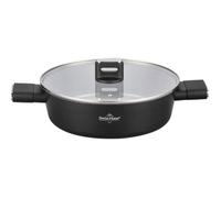 Sauteuse - SWISS HAUS - SH-SCLC26B - 26 cm - Aluminium forgé - Revêtement céramique antiadhésif