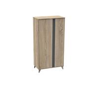 Sauthon - Armoire 2 portes Nova gris volcan