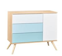 Sauthon Commode 1 Porte 3 tiroirs en Bois