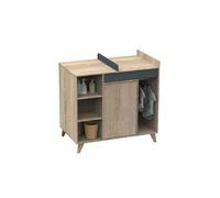 Sauthon - Commode à langer évolutive Nova gris volcan