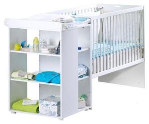 SAUTHON ELOI Kombinationsbett 3 in 1 60 x 120 in 90x190 cm - Weiß