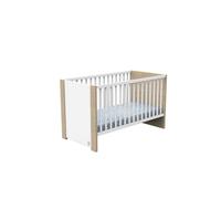 Lit évolutif Sauthon - 76 x 145 x 87cm - Bois et blanc