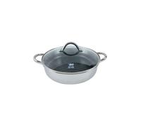 Sautoir 28 cm en inox 18/10 avec couvercle Elo Relief Evolution