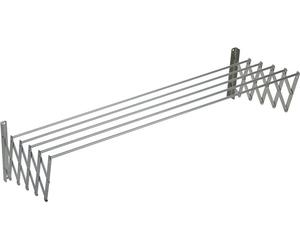 Sauvic 140 cm, corde à linge télescopique en aluminium argenté Argent, taille unique