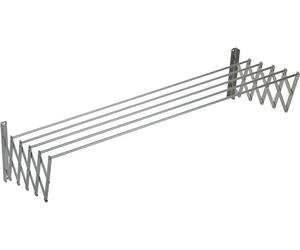 Sauvic 150 cm, corde à linge télescopique en aluminium argenté Argent, taille unique