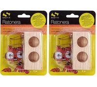 Sauvic 15235 Piège à Souris à 2 Trous Bois (Lot de 2)