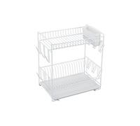 Sauvic 88980 égouttoir à vaisselle métal plastifié blanc 43 x 25 x 41,5 cm