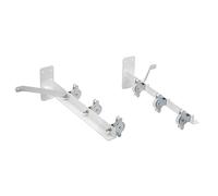 Sauvic 89398 Séchoir à Linge avec 6 poulies en Acier avec revêtement Plastique anticorrosion, Blanc