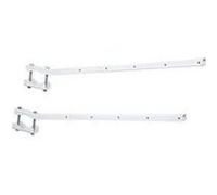 Sauvic Corde à linge réglable Pour balustrade Argent Argent One Size