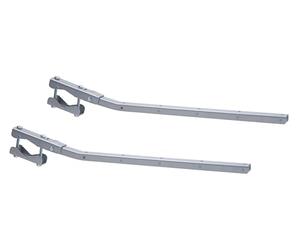 Sauvic 89425-Séchoir de Balustrade Adaptable et Rabattable, Gris 63 cm.