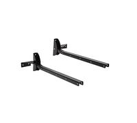 Sauvic 89440 Séchoir à Linge Mural Rabattable Acier Noir 54 cm