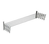 Sauvic 90837 Séchoir à Linge Extensible Aluminium 130 x 13,5 x 26,5 cm