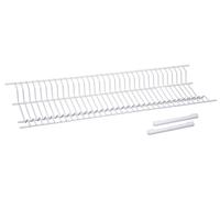 Sauvic 92195 Égouttoir à Vaisselle pour Armoire Mural Métal Plastifié Blanc 75 x 22,5 x 5 cm