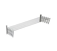 Sauvic 90835 Séchoir à Linge Extensible Aluminium 120 x 13,5 x 26,5 cm
