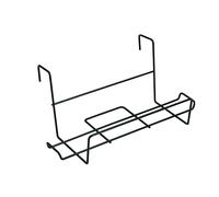 Sauvic Support pour jardinière en Acier plastifié Noir 50 x 18 cm