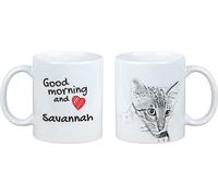 Savane - Tasse avec chat, tasse personnalisée avec impression, cadeau classique pour toutes les marques Art-Dog