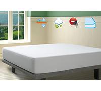 Savel - Drap de lit et Housse de Matelas imperméable et Respirant | 90x190/200cm Blanc