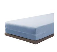 Savel - Rénove Matelas Élastique, Éponge Bouclette 100% Coton - Bleu, Lot de 2 90x190/200cm | Protège-Matelas | Alèse | Housse Integrale de Matelas - Disponible en Plusieurs Dimensions