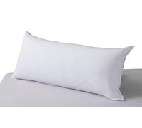 SAVEL Taie d'oreiller en 100% Coton Doux et Absorbant Motif à Rayures 135 Blanc