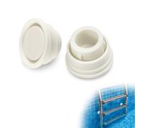 Savento 2 Pièces Compatible avec tampon en caoutchouc pour piscine tampon echelle piscine tampon de protection en caoutchouc pour pieds d échelle piscine fixation echelle piscine protection piscine