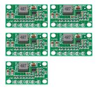 Savento 5 Pièces Convertisseur Abaisseur DC 5V-15V 3A, Module Réglable | Module Tension Réglable Sorties 1,25V/1,5V/1,8V/2,5V/3,3V 3A, 30x20mm pour Réparation Électronique