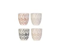 SET 4 VASOS GRES 250 ML