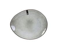 Saveur et dégustation - Assiette à dessert galet natural Au gré du temps - Gris - Au gré du temps