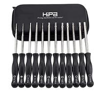 SAVIOR Lot de 12 Tournevis/Outil De Réglage Du Carburateur En Métal | Pour Petit Moteur 2 Temps Embout Splined/Pac Man/D/Double D pour la Plupart Modèles Poulan Hus-qvarna STHIL ECHO