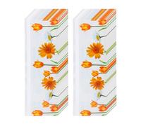 SAVITA 24 Autocollants Anti Mouches Transparents pour Fenêtre, Faciles à Appliquer Pièges à Insectes Piège Mouches Ruban Adhésif pour la Maison (Style Tulipe)