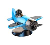 Savon de douche pour voyage | Ornement d'avion à énergie solaire, figurine rotative dynamique pour voiture, étagère, bureau, maison, voyage, fête, anniversaire et décoration de Noël