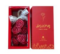 Savon de raisin, 1 pièce de savon au bouquet de roses, savon parfumé fait à la main, pour salle de bain, armoire, voiture