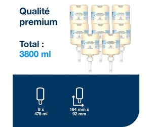 Savon liquide senteur douce Tork, pour distributeur S2 - Cartouche de 475 ml