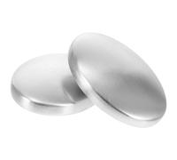 Savonnette en Acier Inoxydable Argenté, pour Odeurs, Lot de 2 | Barre Ovalisée, Usage Intérieur, la Cuisine, Après Oignons, Ail et Poisson, Nettoyage de Station Boucherie