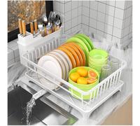 SavvyStor Égouttoir à Vaisselle pour Cuisine, égouttoir à Vaisselle Blanc