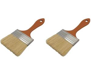 Savy 1650080 Spalter soies Pures Lisser/vitrifier 80 mm, Brun (Lot de 2)