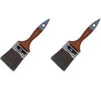 Savy 4504060 Pinceau Plat bi matière lasure 60 mm (Lot de 2)