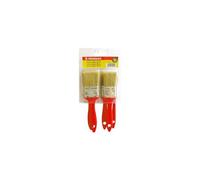 Savy Pinceau plat - lot de 5 - 12 mm - Rouge - tous types de peintures