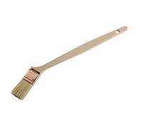 Savy Pinceau plat coudé pour radiateur – 30 mm – Bois naturel, FSC 100%