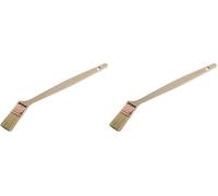 SAVY Pinceau Plat coudé sur Chant pour radiateur et accès Difficile FSC 100%, Tous Types de peintures Largeur 30mm (Lot de 2)