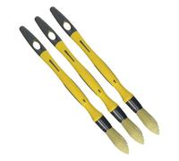 SAVY Pinceau Rond à rechampir bi-matière Peinture Brillante et Laque n°3/0- ø 15mm (Lot de 3)