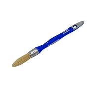 SAVY Pinceau rond à rechampir bi-matière peinture mate, velours, satinée n°3/0 - ø 15mm, Bleu