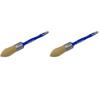 SAVY Pinceau Rond à rechampir bi-matière Peinture Mate, Velours, satinée n°6 - ø 29mm (Lot de 2)