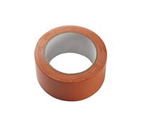 SAVY Ruban pvc orange largeur 50 mm, 33 mètre linéaires