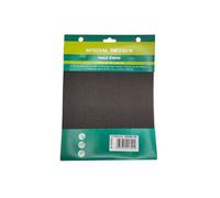 Feuille émeri SAVY 2913002 grain fin pour métaux inox acier aluminium - Lot de 3 Vert et noir