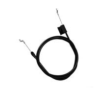 Sawhamale Câble de commande d'accélérateur pour tondeuse à gazon - Fil en acier galvanisé - Pièce de rechange GX22297 avec gaine en caoutchouc pour tondeuse à gazon John-Deere JS40 JS20 PC9570 PC9572